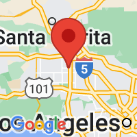 Map of North Hills, CA US